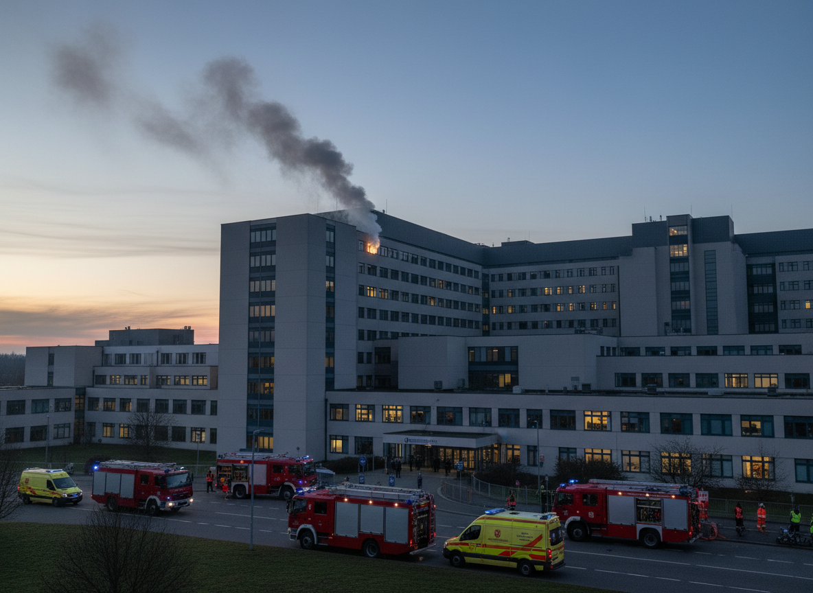 Hundreds Evacuated After Dawn Fire Strikes University Hospital Southampton Endoscopy Unit