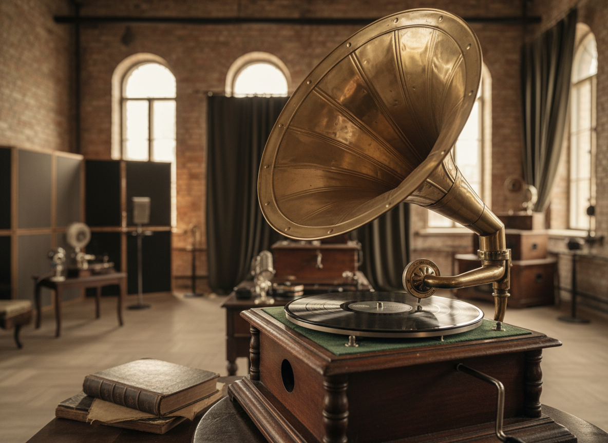 Innovation of Flat Disc Gramophone Surpassed Edison to Create Modern Music Industry
