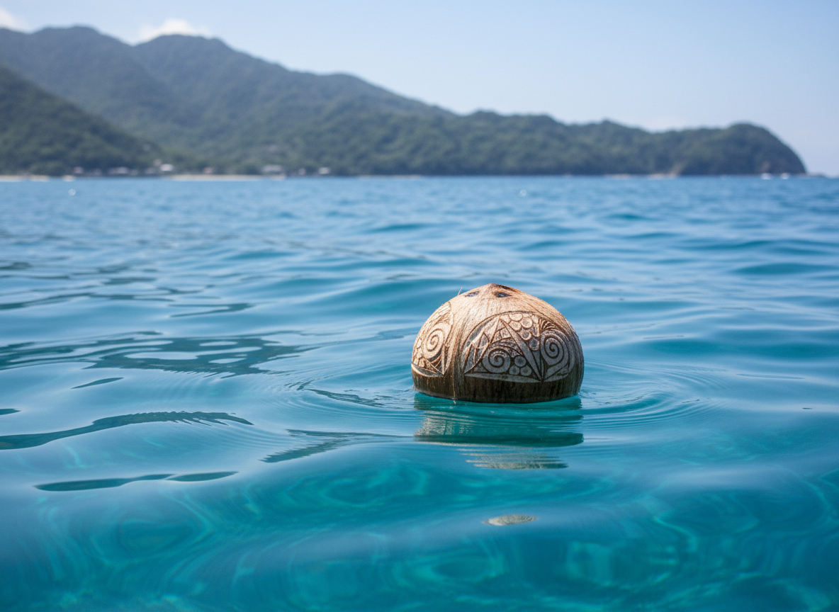 Japan Sustains Decades Old Tradition Sending Engraved Coconuts Across Pacific Currents to Mainland