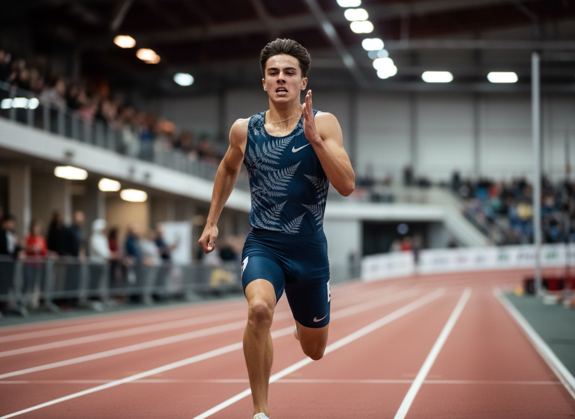 New Zealand Teenager Sam Ruthe Breaks World Junior Mile Record in Boston