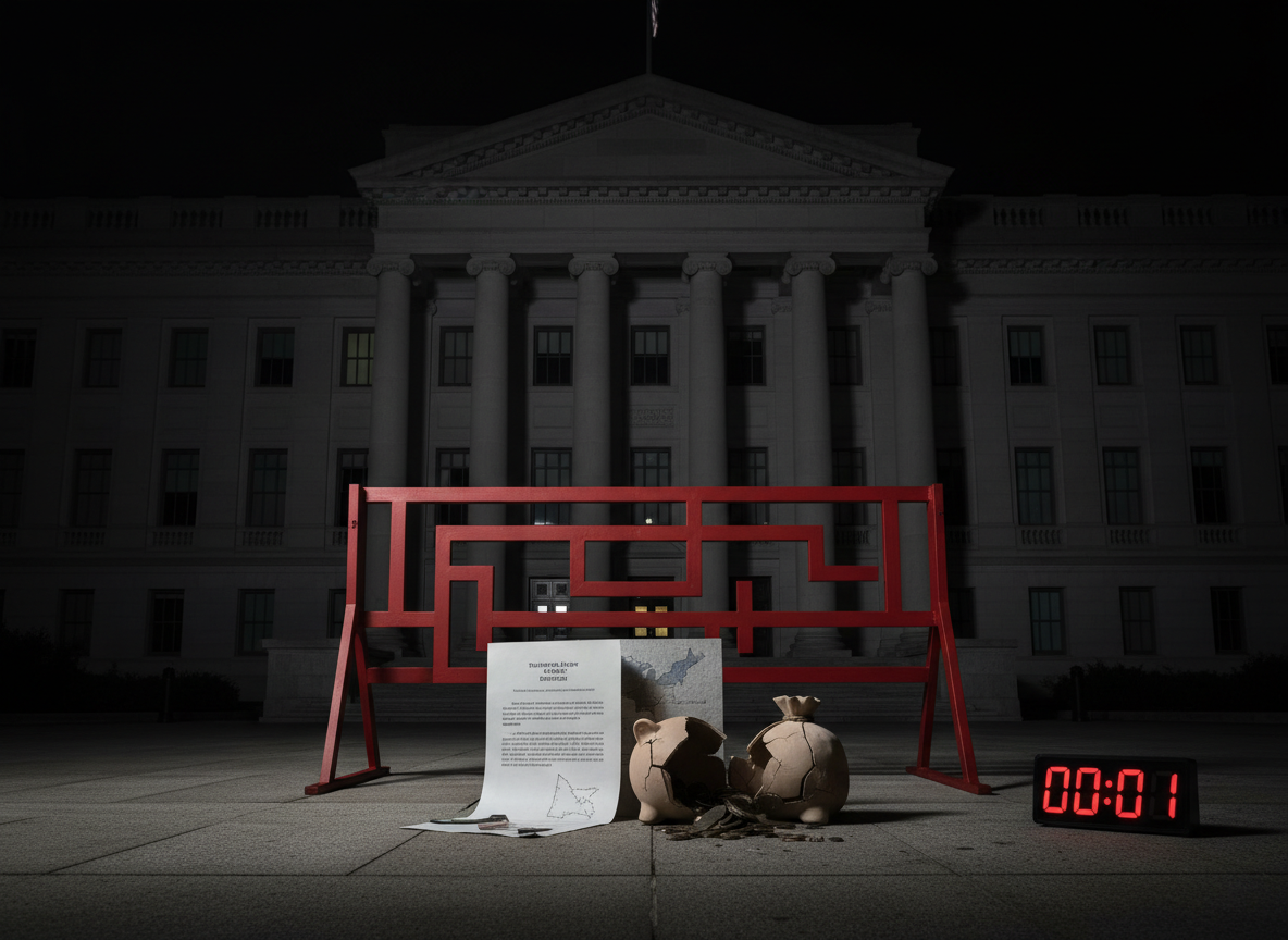 Partial Shutdown Halts Federal Operations as Dispute Over Immigration Policy Derails Funding