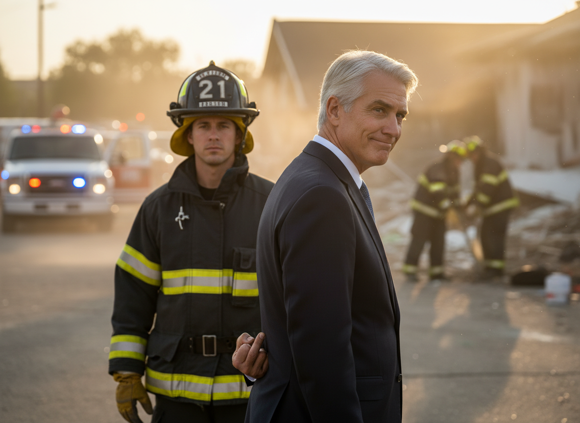 Prime Minister Laughs Off Lewd Gesture as Fire Agency Opens Investigation