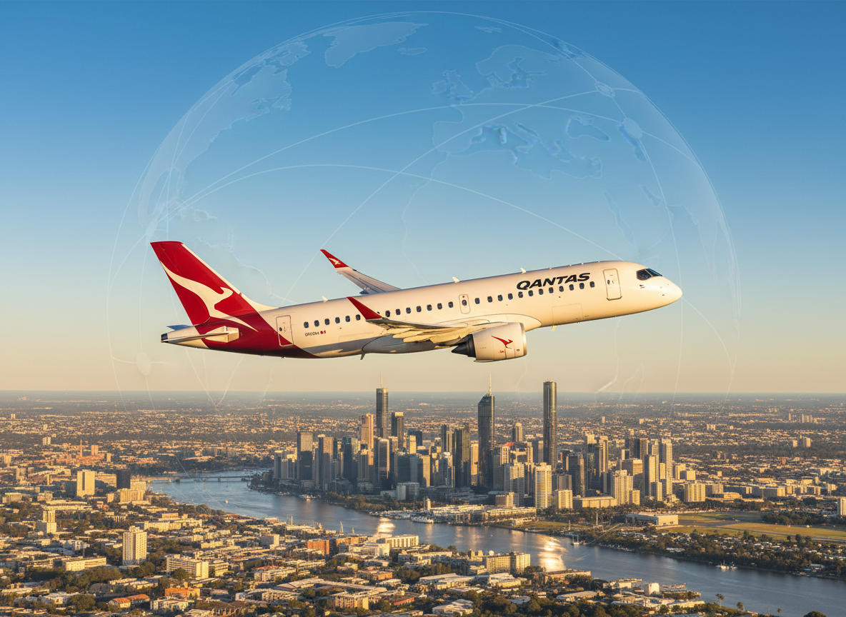 Qantas Debuts Efficient Airbus A220 on Key International Route to Brisbane