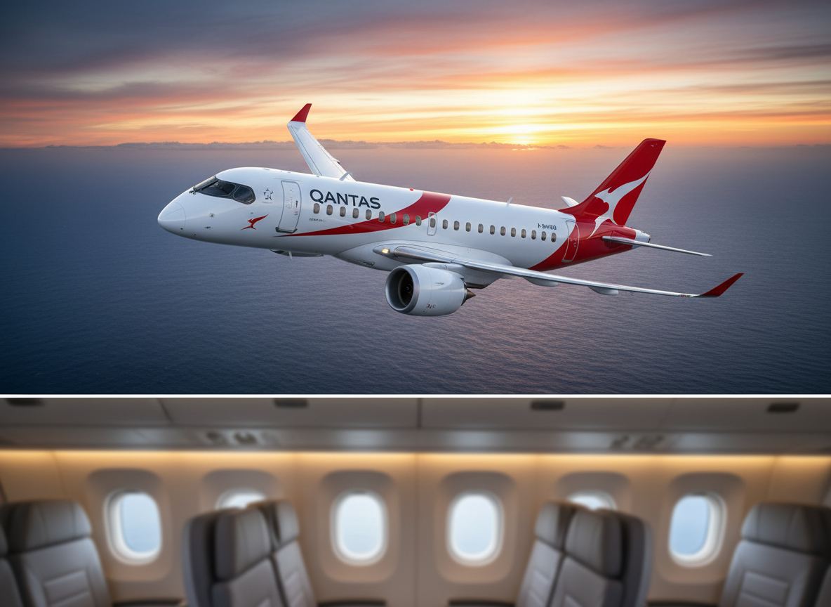 Qantas Revolutionizes Trans,Tasman Travel with First International A220 Flight and Cabin Upgrades