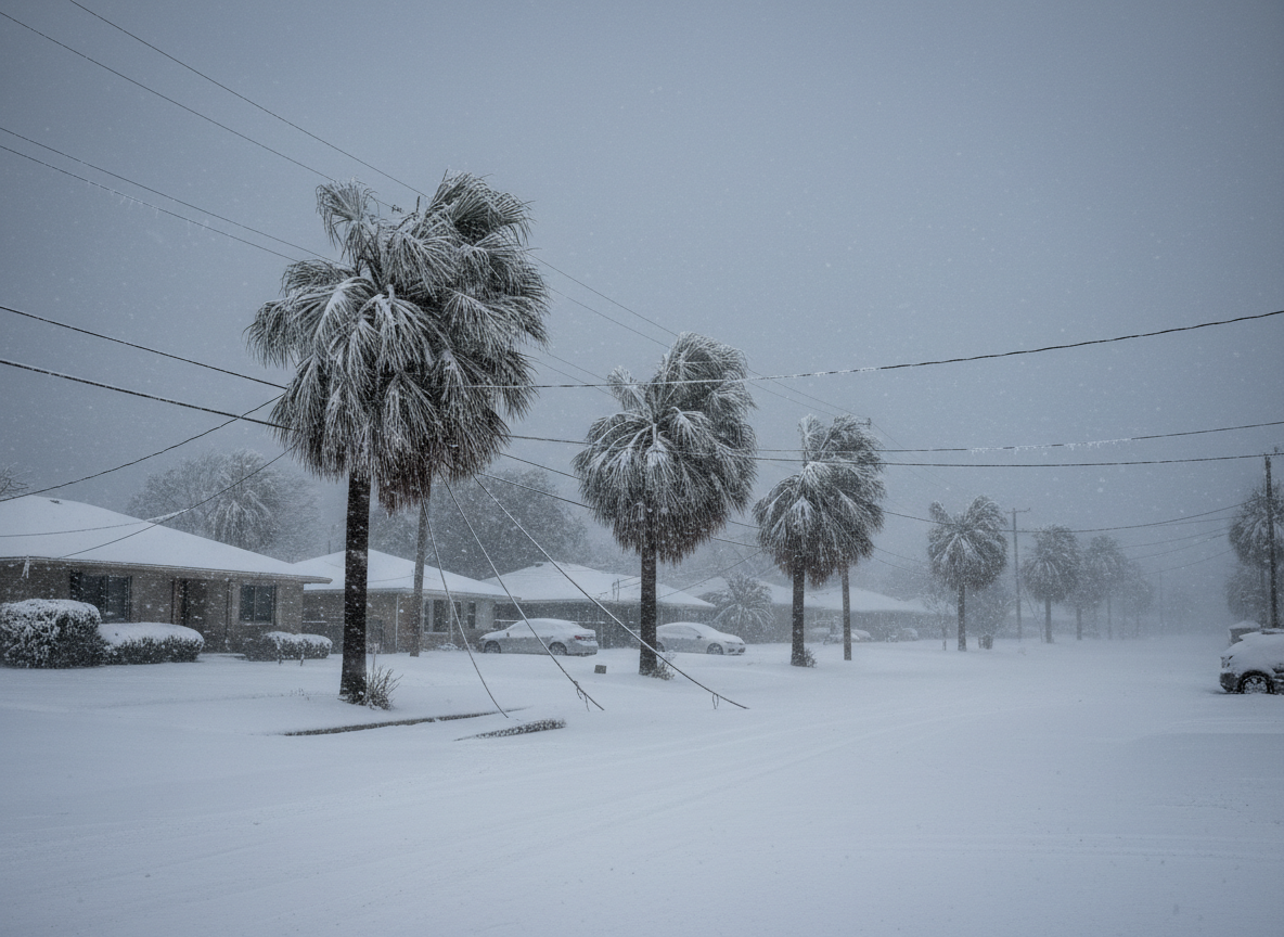Record Arctic Freeze Claims 16 Lives and Leaves Thousands Without Power in South
