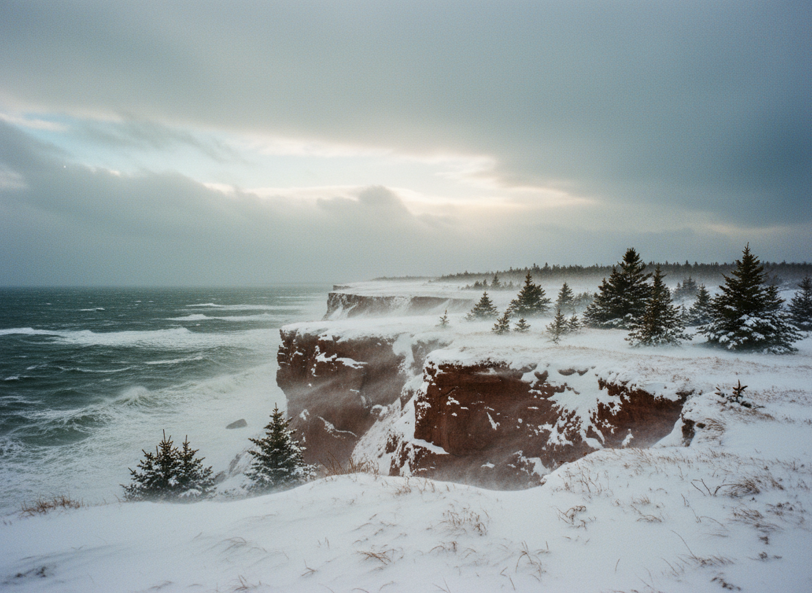 Storm Path Shift Spares Prince Edward Island From Heaviest Snowfall While Winds Persist