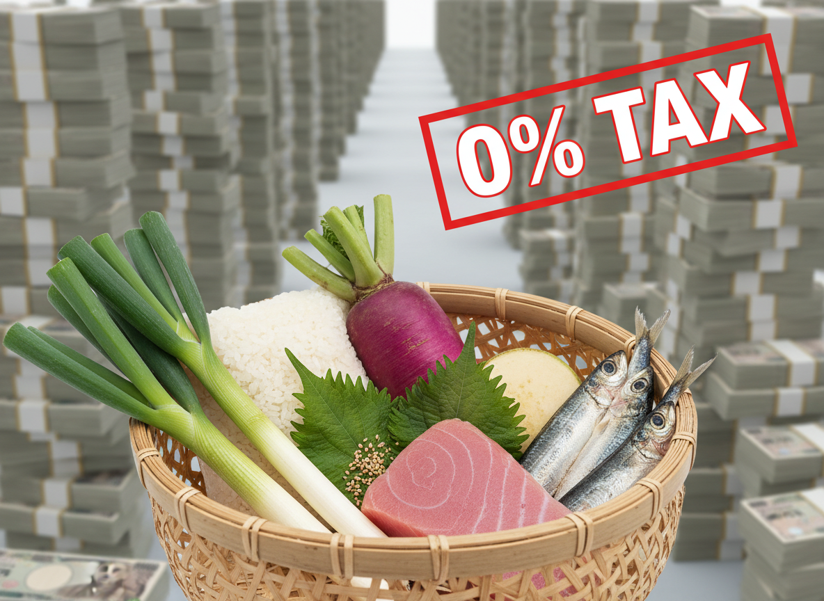 Takaichi Pledges Zero Food Tax Despite Massive National Debt Concerns