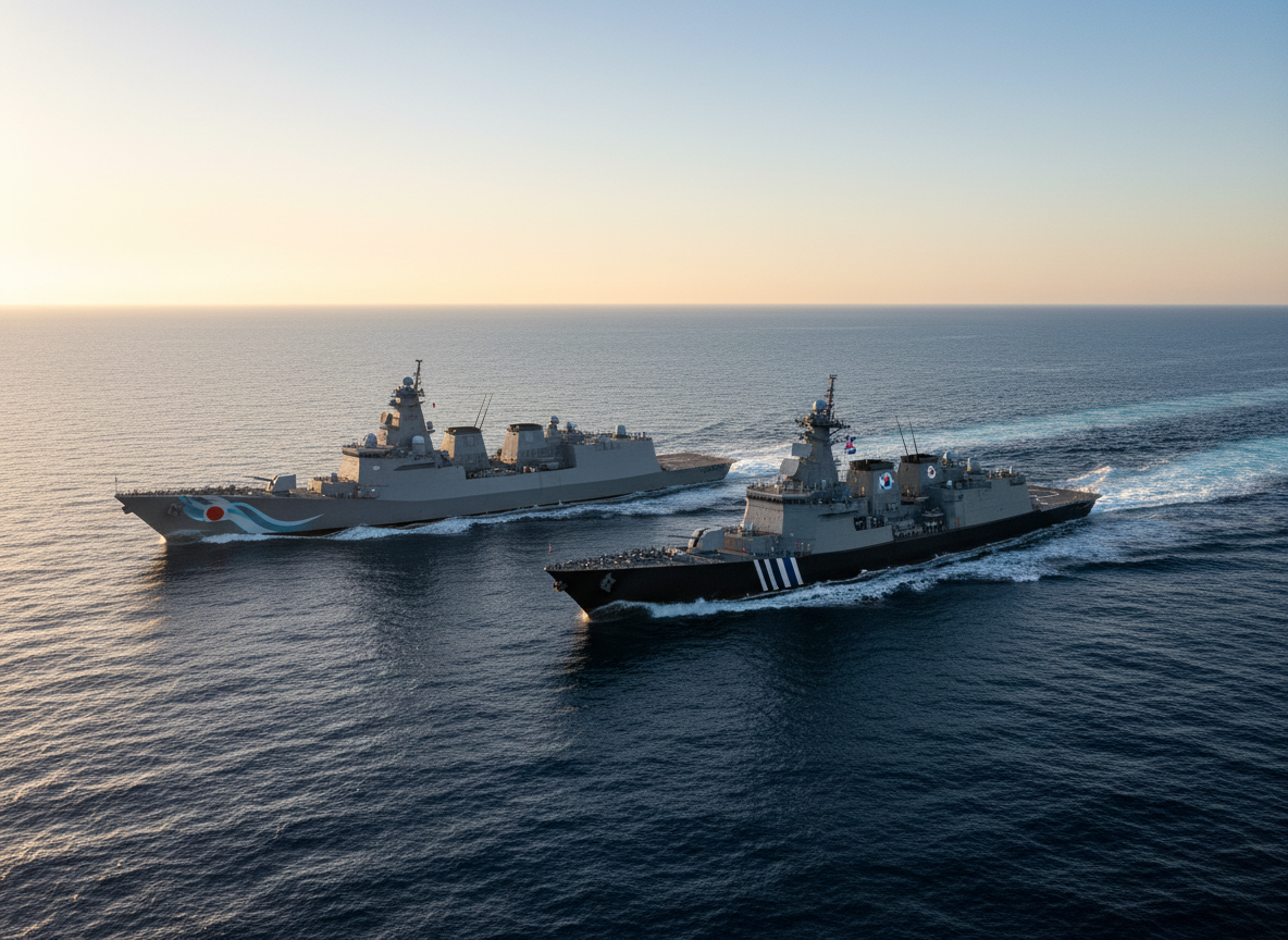 Tokyo and Seoul Revive Joint Naval Exercises Following Nine Year Diplomatic Standoff