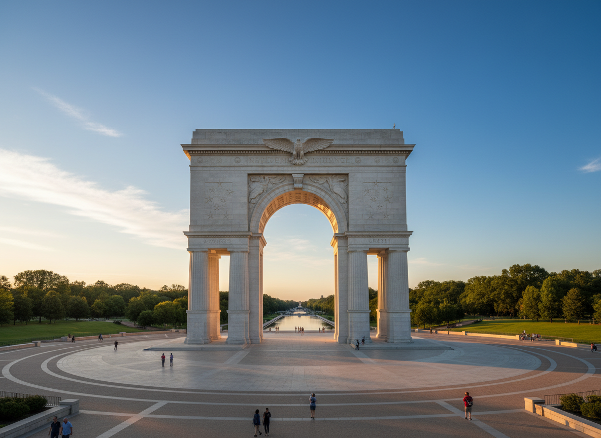Trump Proposes Massive 250,Foot Independence Arch to Celebrate Semiquincentennial