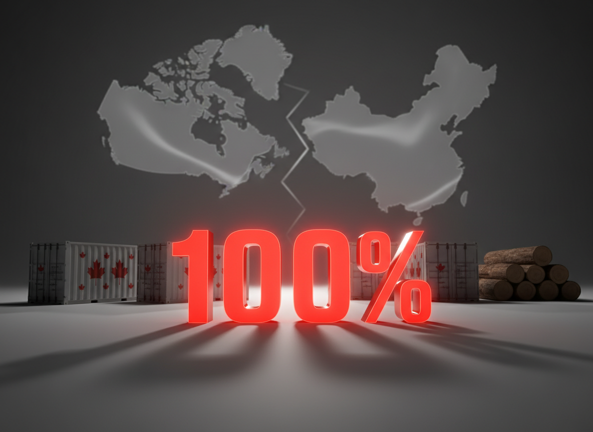 Trump Threatens 100% Tariffs on Canadian Imports Following Beijing Trade Agreement