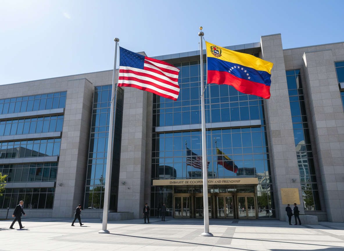 US Diplomatic Mission Reopens in Venezuela Weeks After Military Ouster of Maduro
